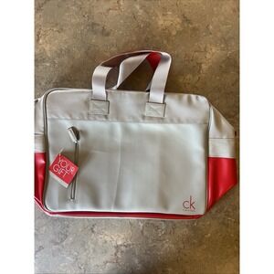 Calvin Klein Duffle Bag Travel Tote Zipper Shoulder Strap